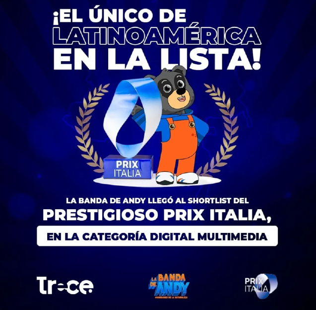 Producción de Canal TRECE ‘La Banda de Andy’ entra en la élite mundial: Seleccionada en el Shortlist del prestigioso Prix Italia