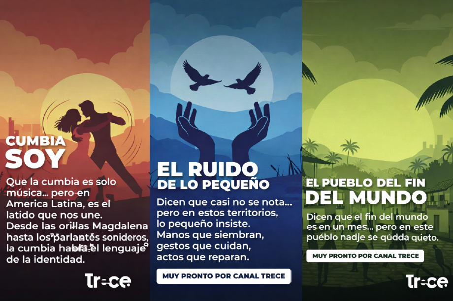 Canal Trece anuncia el lanzamiento de tres nuevas producciones documentales que amplían su apuesta por las historias del territorio, la memoria y la identidad cultural